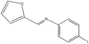 N-(2-furylmethylene)-N-(4-iodophenyl)amine Struktur