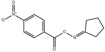 cyclopentanone O-{4-nitrobenzoyl}oxime Struktur