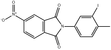 5-nitro-2-(3-iodo-4-methylphenyl)-1H-isoindole-1,3(2H)-dione Struktur