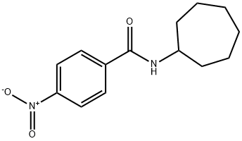 N-cycloheptyl-4-nitrobenzamide Struktur