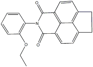 2-(2-ethoxyphenyl)-6,7-dihydro-1H-indeno[6,7,1-def]isoquinoline-1,3(2H)-dione Struktur