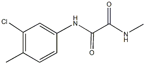 N~1~-(3-chloro-4-methylphenyl)-N~2~-methylethanediamide Struktur