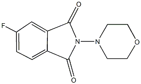 5-fluoro-2-(4-morpholinyl)-1H-isoindole-1,3(2H)-dione Struktur