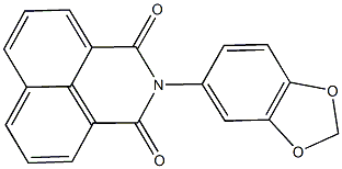 2-(1,3-benzodioxol-5-yl)-1H-benzo[de]isoquinoline-1,3(2H)-dione Struktur