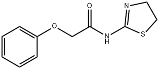 N-(4,5-dihydro-1,3-thiazol-2-yl)-2-phenoxyacetamide Struktur