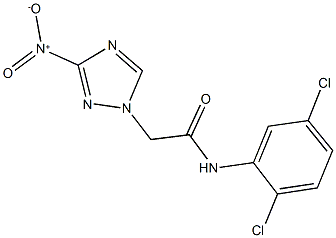 N-(2,5-dichlorophenyl)-2-{3-nitro-1H-1,2,4-triazol-1-yl}acetamide Struktur