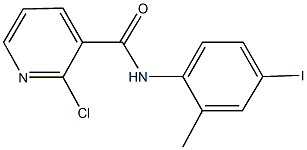 2-chloro-N-(4-iodo-2-methylphenyl)nicotinamide Struktur