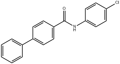 N-(4-chlorophenyl)[1,1'-biphenyl]-4-carboxamide Struktur