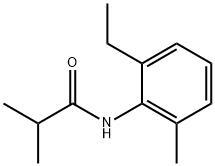 N-(2-ethyl-6-methylphenyl)-2-methylpropanamide Struktur