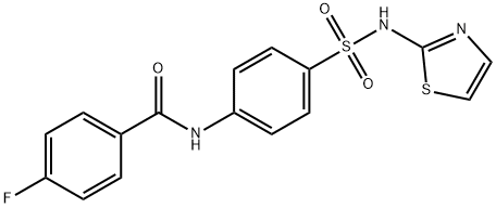 4-fluoro-N-{4-[(1,3-thiazol-2-ylamino)sulfonyl]phenyl}benzamide Struktur