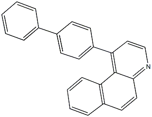 1-[1,1'-biphenyl]-4-ylbenzo[f]quinoline Struktur