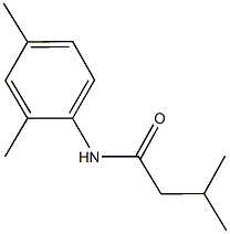 N-(2,4-dimethylphenyl)-3-methylbutanamide Struktur