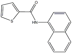 N-(1-naphthyl)thiophene-2-carboxamide Struktur