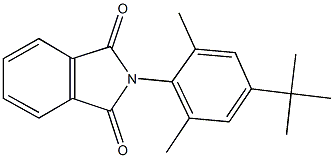 2-(4-tert-butyl-2,6-dimethylphenyl)-1H-isoindole-1,3(2H)-dione Struktur