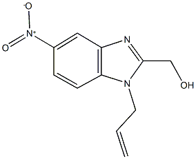 {1-allyl-5-nitro-1H-benzimidazol-2-yl}methanol Struktur