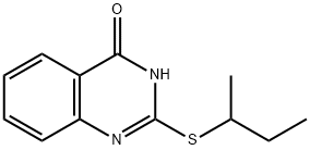 2-(sec-butylsulfanyl)-4(1H)-quinazolinone Struktur