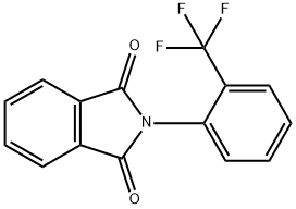 2-[2-(trifluoromethyl)phenyl]-1H-isoindole-1,3(2H)-dione Struktur