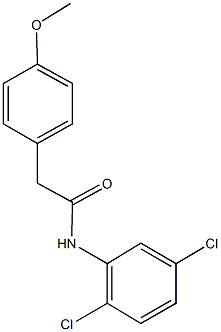 N-(2,5-dichlorophenyl)-2-(4-methoxyphenyl)acetamide Struktur