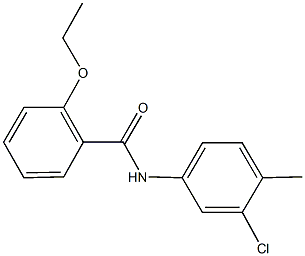 N-(3-chloro-4-methylphenyl)-2-ethoxybenzamide Struktur