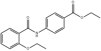 ethyl 4-[(2-ethoxybenzoyl)amino]benzoate Struktur