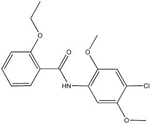 N-(4-chloro-2,5-dimethoxyphenyl)-2-ethoxybenzamide Struktur