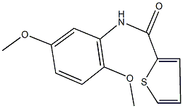 N-(2,5-dimethoxyphenyl)-2-thiophenecarboxamide Struktur