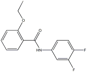 N-(3,4-difluorophenyl)-2-ethoxybenzamide Struktur