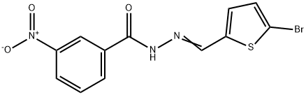 N'-[(5-bromo-2-thienyl)methylene]-3-nitrobenzohydrazide Struktur