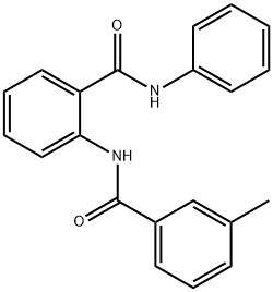 2-[(3-methylbenzoyl)amino]-N-phenylbenzamide Struktur