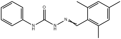 2,4,6-trimethylbenzaldehyde N-phenylsemicarbazone Struktur