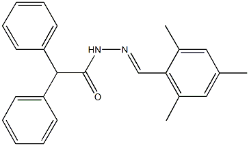 N'-(mesitylmethylene)-2,2-diphenylacetohydrazide Struktur