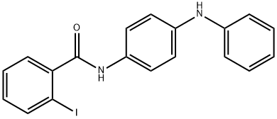 N-(4-anilinophenyl)-2-iodobenzamide Struktur