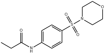 N-[4-(4-morpholinylsulfonyl)phenyl]propanamide Struktur