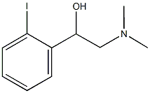 2-(dimethylamino)-1-(2-iodophenyl)ethanol Struktur