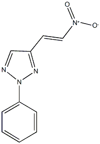 4-{2-nitrovinyl}-2-phenyl-2H-1,2,3-triazole Struktur