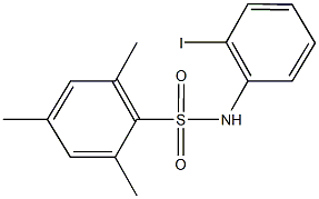 N-(2-iodophenyl)-2,4,6-trimethylbenzenesulfonamide Struktur