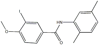 N-(2,5-dimethylphenyl)-3-iodo-4-methoxybenzamide Struktur