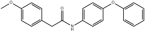 2-(4-methoxyphenyl)-N-(4-phenoxyphenyl)acetamide Struktur