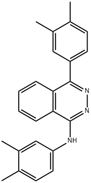 N-(3,4-dimethylphenyl)-N-[4-(3,4-dimethylphenyl)phthalazin-1-yl]amine Struktur