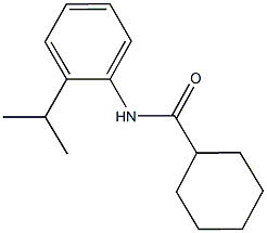 N-(2-isopropylphenyl)cyclohexanecarboxamide Struktur