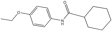 N-(4-ethoxyphenyl)cyclohexanecarboxamide Struktur