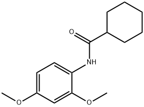 N-(2,4-dimethoxyphenyl)cyclohexanecarboxamide Struktur