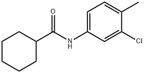 N-(3-chloro-4-methylphenyl)cyclohexanecarboxamide Struktur