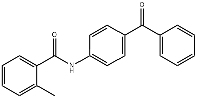 N-(4-benzoylphenyl)-2-methylbenzamide Struktur