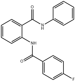 2-[(4-fluorobenzoyl)amino]-N-phenylbenzamide Struktur