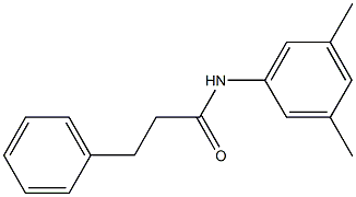 N-(3,5-dimethylphenyl)-3-phenylpropanamide Struktur