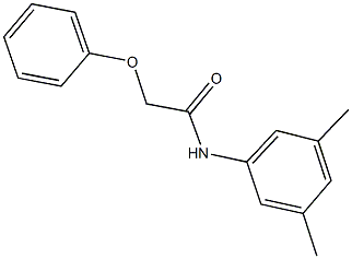 N-(3,5-dimethylphenyl)-2-phenoxyacetamide Struktur