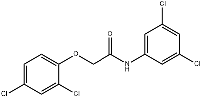 2-(2,4-dichlorophenoxy)-N-(3,5-dichlorophenyl)acetamide Struktur