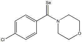 4-(4-chlorobenzoselenoyl)morpholine Struktur