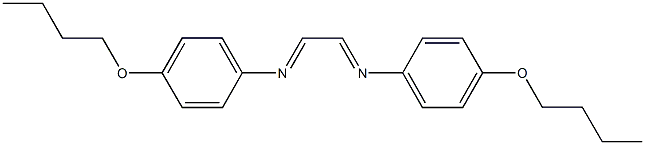 N-(4-butoxyphenyl)-N-{2-[(4-butoxyphenyl)imino]ethylidene}amine Struktur